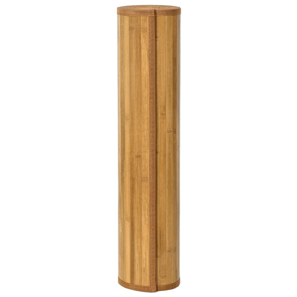matto suorakaide luonnollinen 70x200 cm bambu