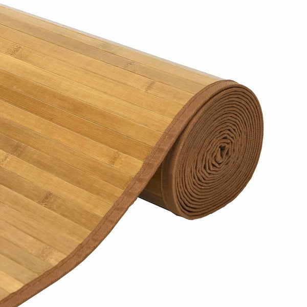 matto suorakaide luonnollinen 70x200 cm bambu