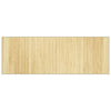 Matto suorakaide vaalea luonnollinen 70x200 cm bambu