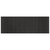 Matto suorakaide harmaa 70x200 cm bambu