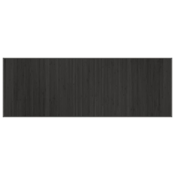 Matto suorakaide harmaa 70x200 cm bambu