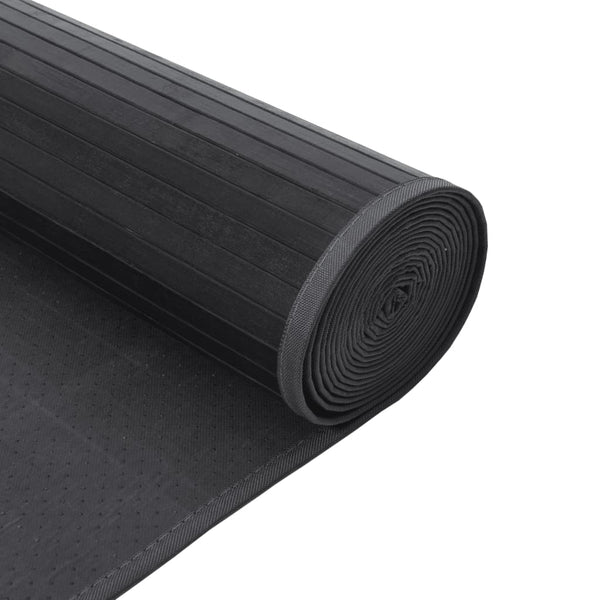 Matto suorakaide harmaa 70x200 cm bambu