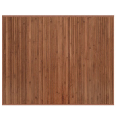 Matto suorakaide ruskea 80x100 cm bambu
