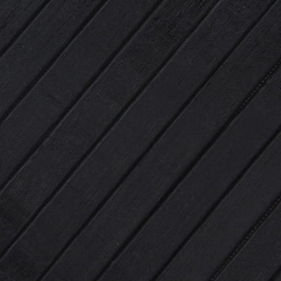 Matto suorakaide musta 80x400 cm bambu