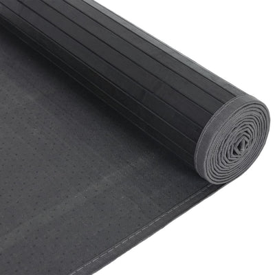 Matto suorakaide harmaa 80x400 cm bambu
