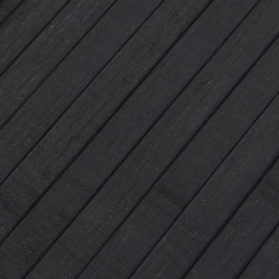 Matto suorakaide harmaa 80x400 cm bambu