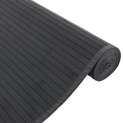 Matto suorakaide harmaa 80x500 cm bambu