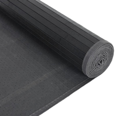 Matto suorakaide harmaa 80x500 cm bambu
