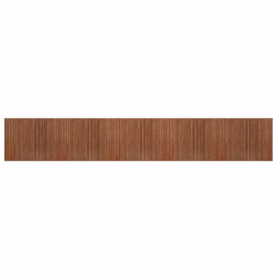 Matto suorakaide ruskea 80x1000 cm bambu