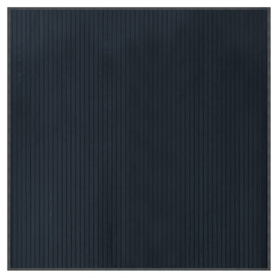 Matto neliö harmaa 100x100 cm bambu