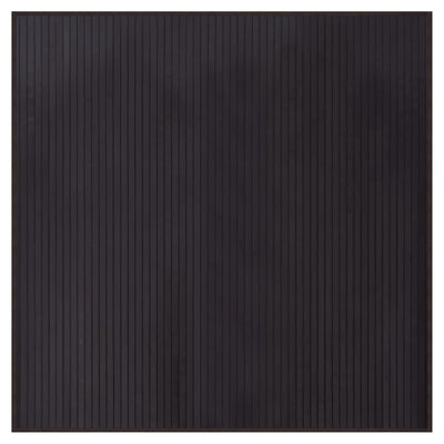 Matto neliö tummanruskea 100x100 cm bambu