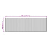 Harmaa matto suorakaide Gemaladin 100x300cm (bambu)