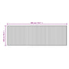 Tummanruskea matto suorakaide Gemaladin 100x300cm (bambu)