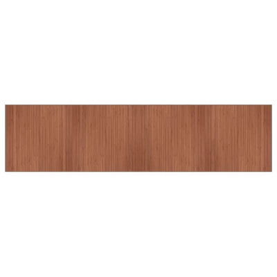 Matto suorakaide ruskea 100x400 cm bambu