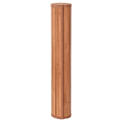 Matto suorakaide ruskea 100x400 cm bambu