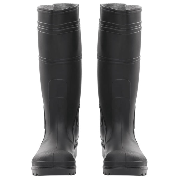 Kumisaappaat koko 38, musta, PVC