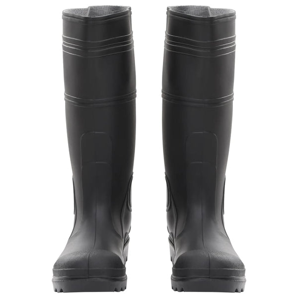 Kumisaappaat PVC, koko 40, musta