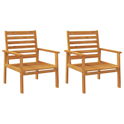 Puutarhatuoli 2 kpl 66,5x65x81 cm täysi akasiapuu