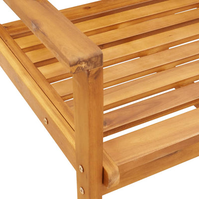 Puutarhatuoli 2 kpl 66,5x65x81 cm täysi akasiapuu