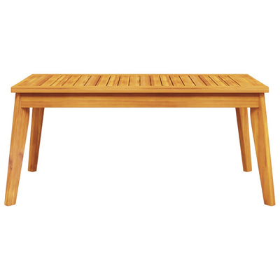 Ulkoruokapöytä 100x55x45 cm täysi akasiapuu