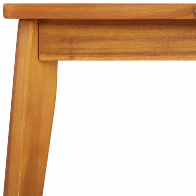 Ulkoruokapöytä 100x55x45 cm täysi akasiapuu