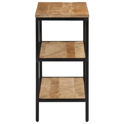 Konsolipöytä 70x35x70 cm täysi karkea mangopuu