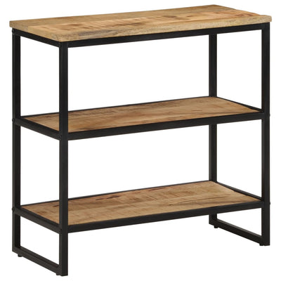 Konsolipöytä 70x35x70 cm täysi karkea mangopuu