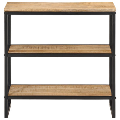 Konsolipöytä 70x35x70 cm täysi karkea mangopuu