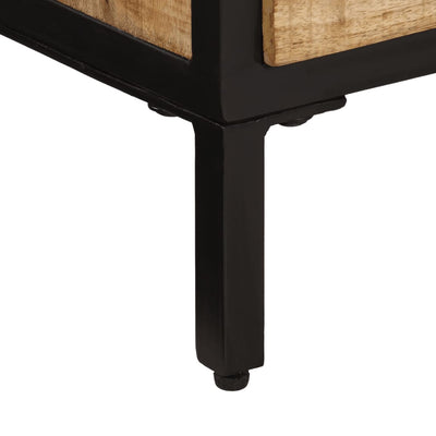 TV-taso 90x35x40 cm täysi karkea mangopuu