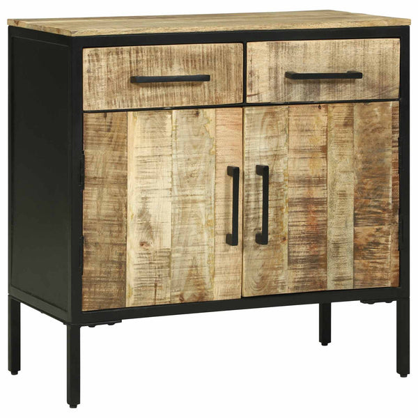 Sivupöytä laatikon kanssa 70 x 35 x 70 cm Täysi Mangopuu