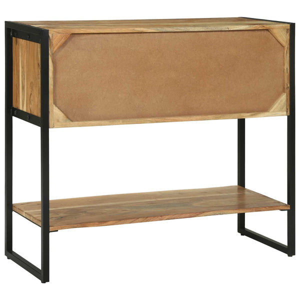 Konsolipöytä Ruskea 90 x 35 x 80 cm Tiheä akasiapuu
