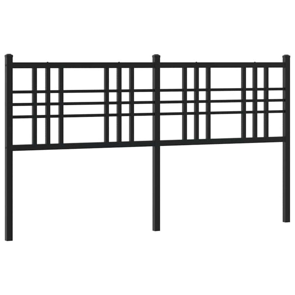 Metallinen vaihtopääty musta 160 cm