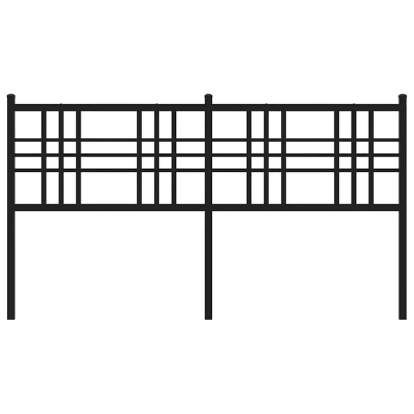 Metallinen vaihtopääty musta 160 cm