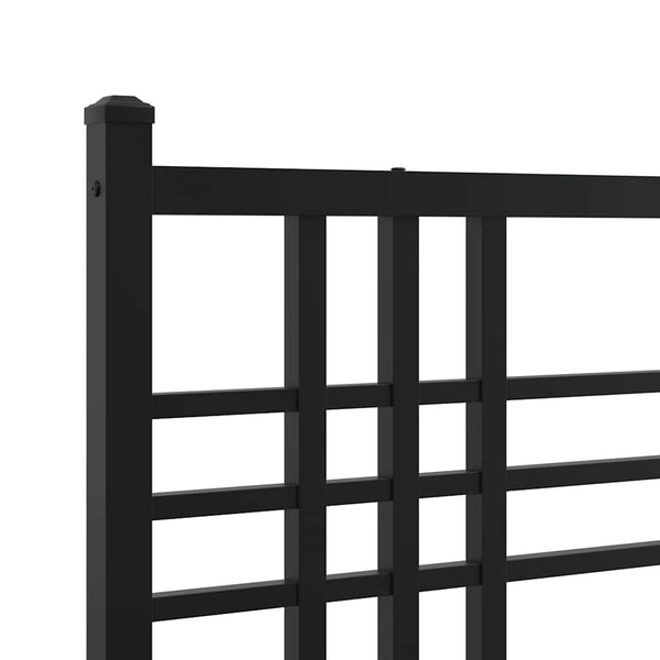 Metallinen vaihtopääty musta 160 cm