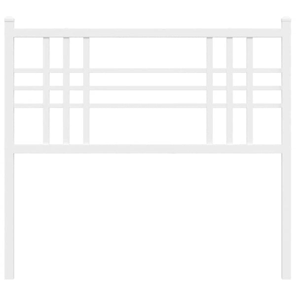 Metallinen vaihtopääty valkoinen 90 cm