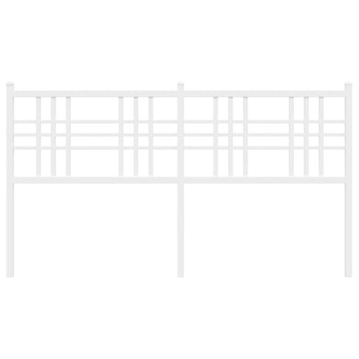 Valkoinen metallinen sängynpääty Marcelona 150cm