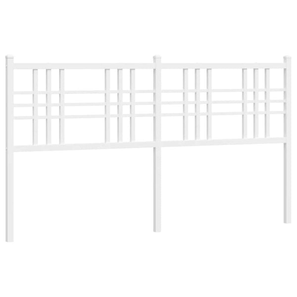 Metallinen vaihtopääty valkoinen 160 cm