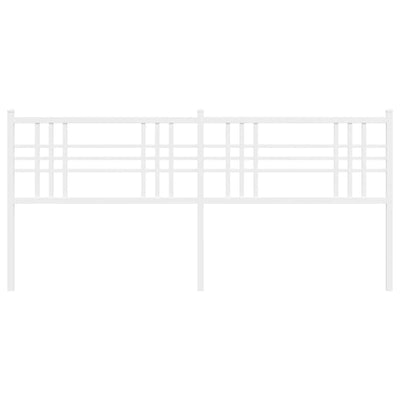 Valkoinen metallinen sängynpääty Marcelona 180cm