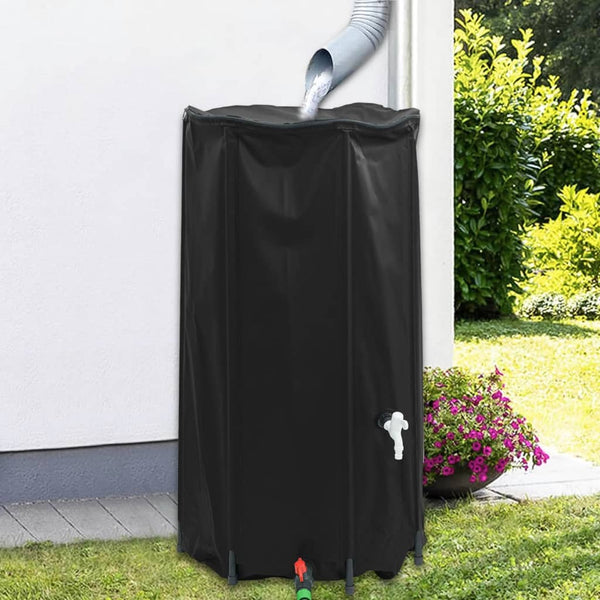 Taitettava vesisäiliö hanalla 100 l PVC