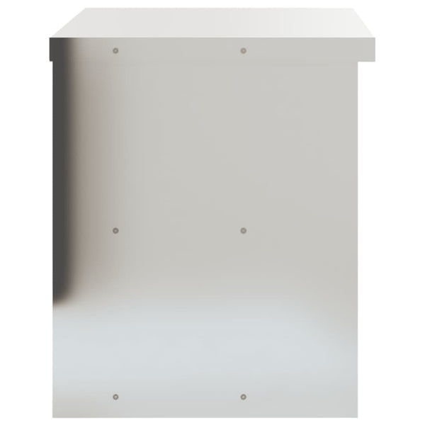 Keittiön seinäkaappi hyllyllä ruostumattomasta teräksestä Cheazim