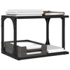 Tulostinteline 2 tasoa musta 41x28x33,5 cm tekninen puu