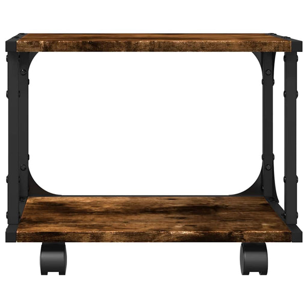 Tulostinteline 2 tasoa savutammi 41x28x33,5 cm tekninen puu