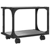 Tulostinteline 2 tasoa harmaa Sonoma 41x28x33,5 cm tekninen puu