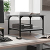 Tulostinteline 2 tasoa harmaa Sonoma 50x40x38 cm tekninen puu