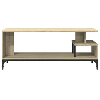 TV-taso Sonoma-tammi 102x40x41 cm tekninen puu ja teräs