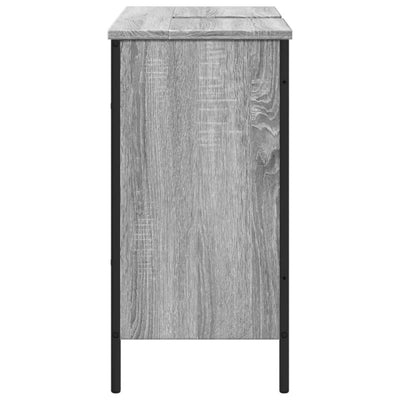 Pesuallaskaappi harmaa Sonoma 80x30x60 cm tekninen puu