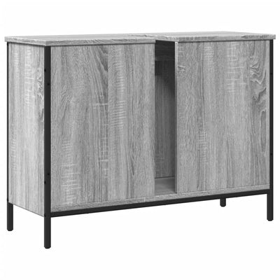 Pesuallaskaappi harmaa Sonoma 80x30x60 cm tekninen puu