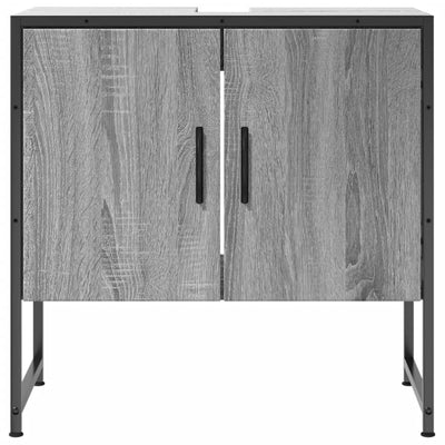Pesuallaskaappi harmaa Sonoma 60x33x60 cm tekninen puu