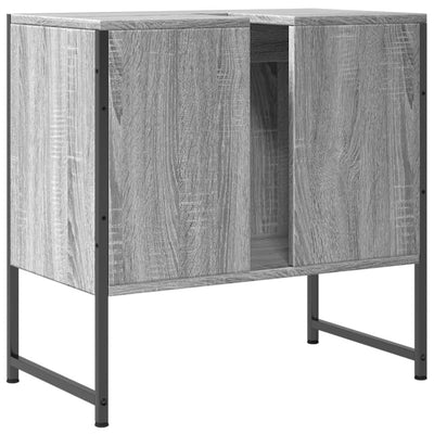 Pesuallaskaappi harmaa Sonoma 60x33x60 cm tekninen puu