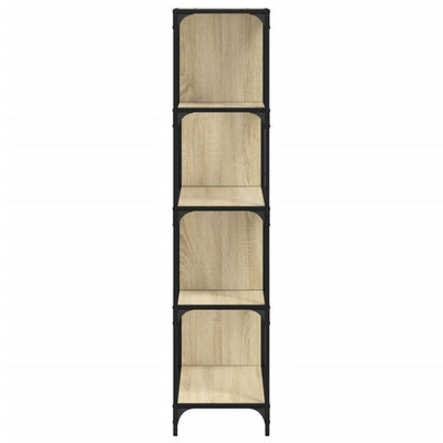 Kirjahylly 4 tasoa Sonoma-tammi 139x33,5x149 cm tekninen puu